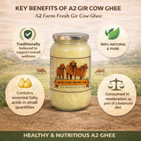 Pure A2 Gir Cow Ghee – 250ml | Brown Cows